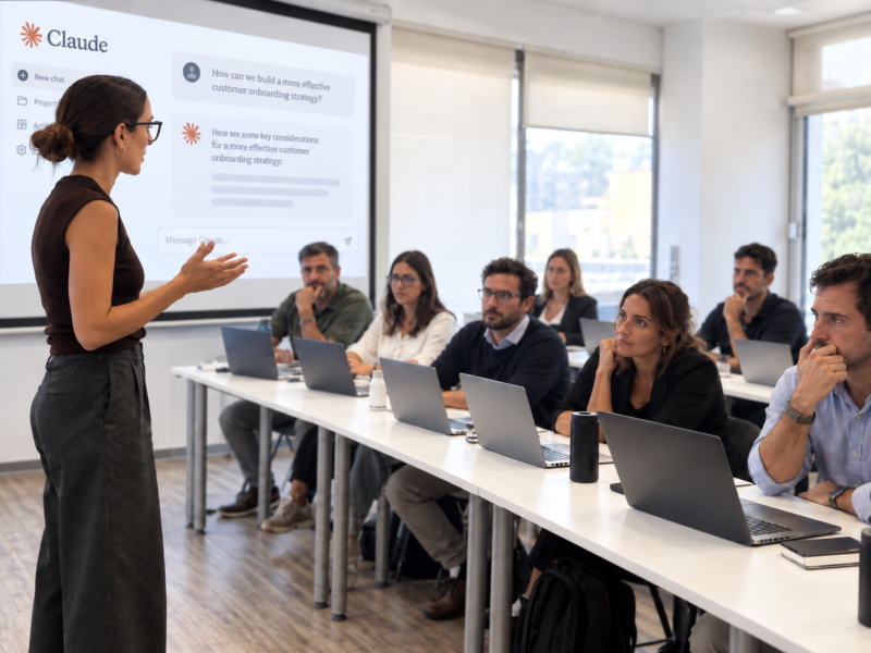 Curso de IA & Claude for Work en IEM